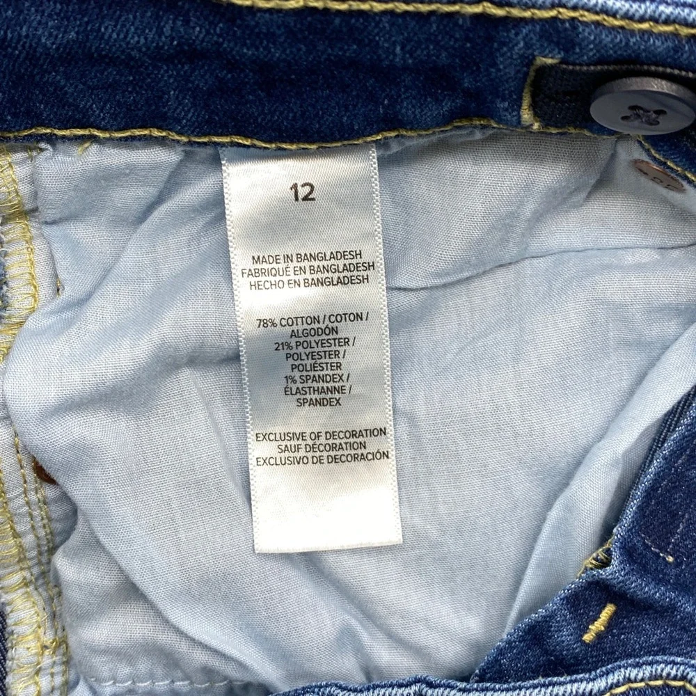 Lucky Brand Denim Shorts Boys 12 Blue Classic Straight‎ Stretch Casual Summer